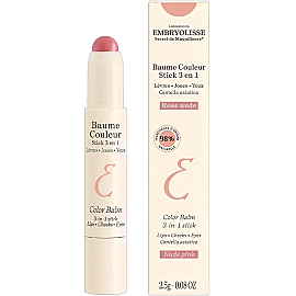 Embryolisse Color Balm 3 In 1 - Renk Balsamı Nude Pink 2.5g - 2