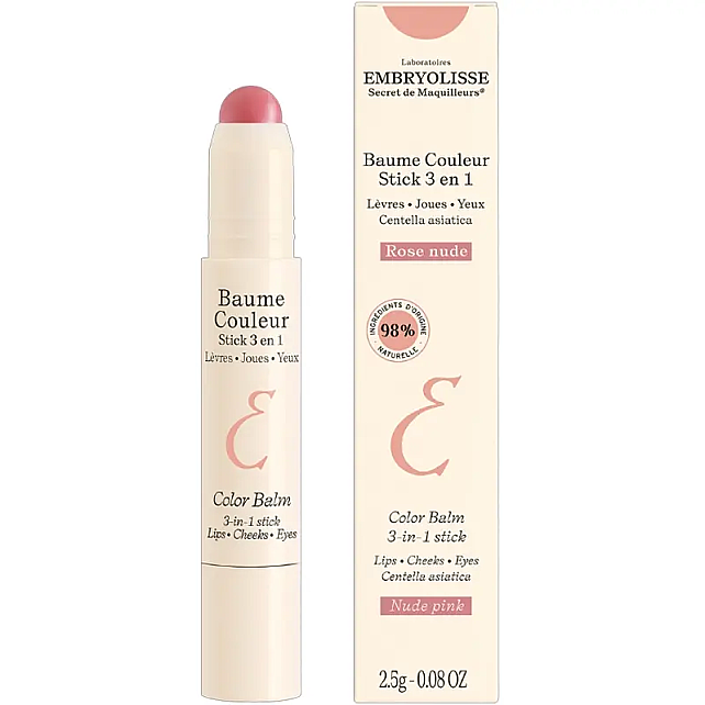 Embryolisse Color Balm 3 In 1 - Renk Balsamı Nude Pink 2.5g - 2