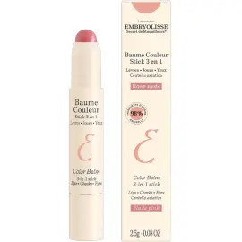 Embryolisse Color Balm 3 In 1 - Renk Balsamı Nude Pink 2.5g - 2