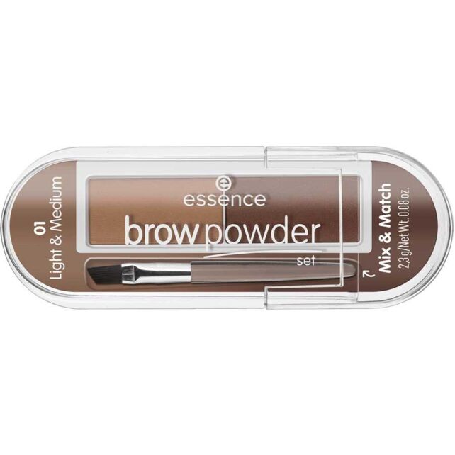 Essence Brow Powder - Kaş Farı No: 01 Light/Medium Essence Brow Powder - Kaş Farı No: 01 Light/Medium