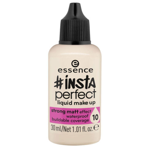 Essence Insta Perfect Liquid Make Up - Likit Mat Fondöten No:10 30ml Essence Insta Perfect Liquid Make Up - Likit Mat Fondöten No:10 30ml