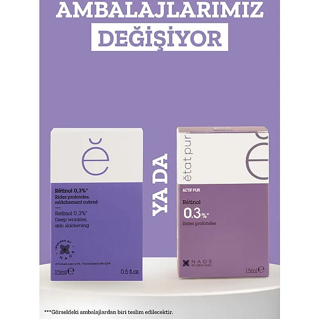 Etat Pur Pure Active Retinol %0,3 Konsantre Bakım Ürünü 15ml - 5