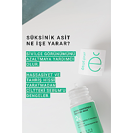 Etat Pur Pure Active Süksinik Asit %2 Konsantre Bakım Ürünü 15ml - 3