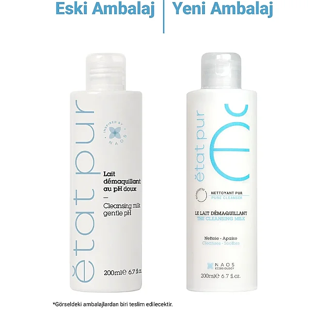 Etat Pur Pure Cleansers Cleansing Milk Gentle pH - Temizleme Sütü 200ml - 2