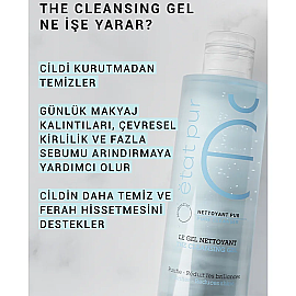 Etat Pur Pure Cleansers Purifying Cleansing Gel - Yüz Temizleme Jeli 200ml - 5
