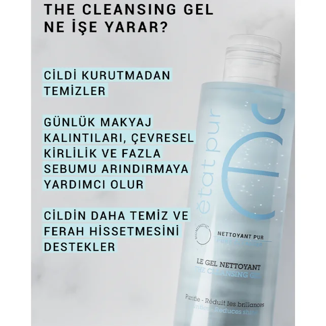 Etat Pur Pure Cleansers Purifying Cleansing Gel - Yüz Temizleme Jeli 200ml - 5