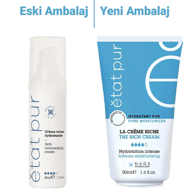 Etat Pur Pure Moisturizers Rich Moisturizing Cream - Nemlendirici Bakım Kremi 50ml - 2