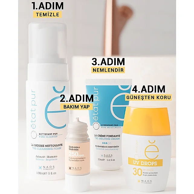 Etat Pur Uv Drops Face Fluid SPF 30 - Mineral Yüz Güneş Kremi 30gr - 9