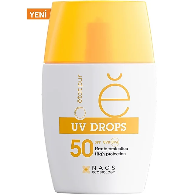 Etat Pur Uv Drops Face Fluid SPF 50 - Mineral Yüz Güneş Kremi 30g - 1