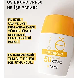 Etat Pur Uv Drops Face Fluid SPF 50 - Mineral Yüz Güneş Kremi 30g - 3