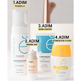 Etat Pur Uv Drops Face Fluid SPF 30 - Mineral Yüz Güneş Kremi 30g - 9