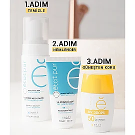 Etat Pur Uv Drops Face Fluid SPF 50 - Mineral Yüz Güneş Kremi 30g - 9
