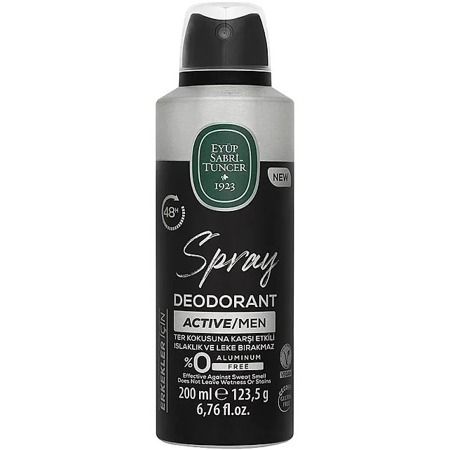 Eyüp Sabri Tuncer Active Men - Erkek Spray Deodorant 200ml - 1