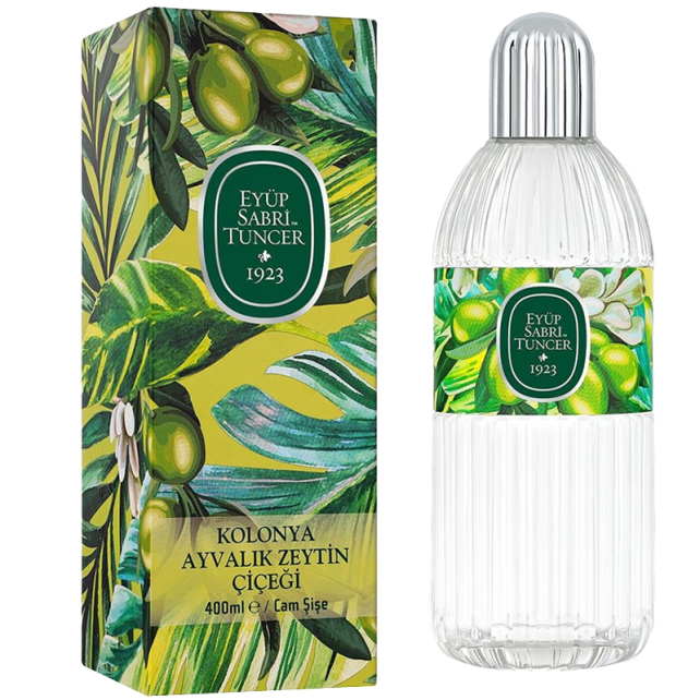 Eyüp Sabri Tuncer Ayvalık Zeytin Çiçeği Kolonya 400ml Cam Şişe - 1