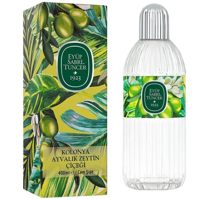 Eyüp Sabri Tuncer Ayvalık Zeytin Çiçeği Kolonya 400ml Cam Şişe - 1