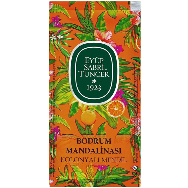 Eyüp Sabri Tuncer Bodrum Mandalinası Kolonyalı Mendil 150 Adet - 2