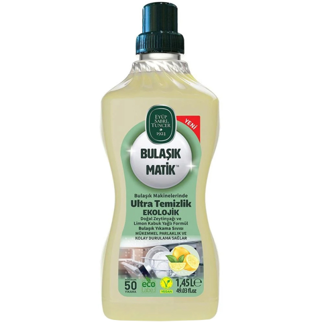 Eyüp Sabri Tuncer Bulaşık Matik - Bulaşık Yıkama Sıvısı - Limon 1,45 L Pet Şişe - 1