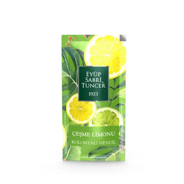 Eyüp Sabri Tuncer Çeşme Limonu Kolonyalı Mendil 150'li - 1