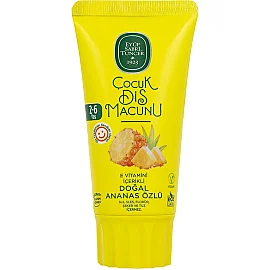 Eyüp Sabri Tuncer Çocuk Diş Macunu - Doğal Ananas Özlü 2-6 Yaş 60ml - Eyüp Sabri Tuncer