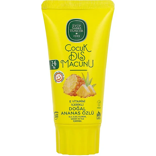 Eyüp Sabri Tuncer Çocuk Diş Macunu - Doğal Ananas Özlü 2-6 Yaş 60ml - 1
