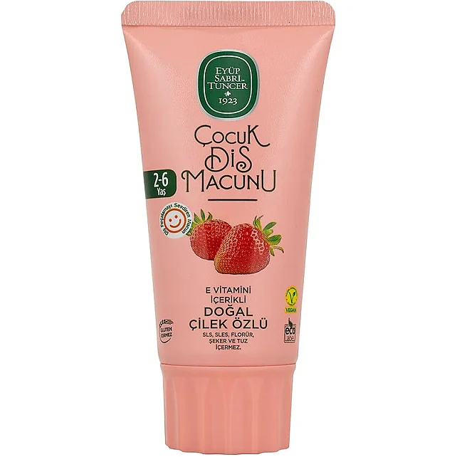 Eyüp Sabri Tuncer Çocuk Diş Macunu - Doğal Çiçek Özlü 2-6 Yaş 60ml - 1