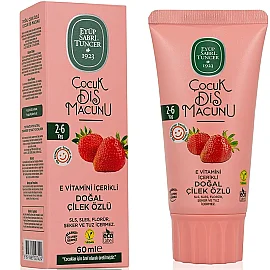 Eyüp Sabri Tuncer Çocuk Diş Macunu - Doğal Çiçek Özlü 2-6 Yaş 60ml - 2