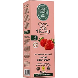 Eyüp Sabri Tuncer Çocuk Diş Macunu - Doğal Çiçek Özlü 2-6 Yaş 60ml - 3