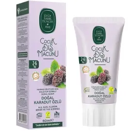 Eyüp Sabri Tuncer Çocuk Diş Macunu - Doğal Karadut Özlü 2-6 Yaş 60ml - 1