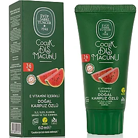 Eyüp Sabri Tuncer Çocuk Diş Macunu - Doğal Karpuz Özlü 2-6 Yaş 60ml - 2