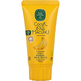Eyüp Sabri Tuncer Çocuk Diş Macunu - Doğal Muz Özlü 2-6 Yaş 60ml - Eyüp Sabri Tuncer