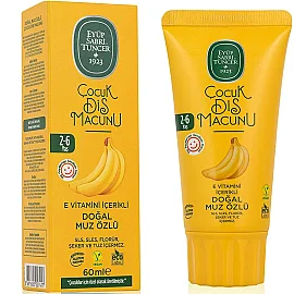 Eyüp Sabri Tuncer Çocuk Diş Macunu - Doğal Muz Özlü 2-6 Yaş 60ml - 2