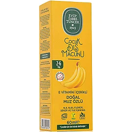 Eyüp Sabri Tuncer Çocuk Diş Macunu - Doğal Muz Özlü 2-6 Yaş 60ml - 3