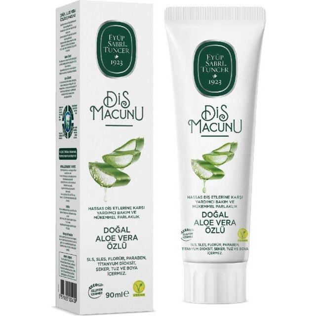 Eyüp Sabri Tuncer Diş Macunu - Aloe Vera Özlü 90ml - 1