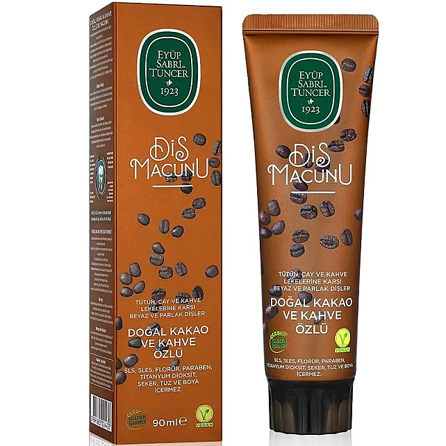 Eyüp Sabri Tuncer Diş Macunu - Doğal Kakao ve Kahve Özlü 90ml