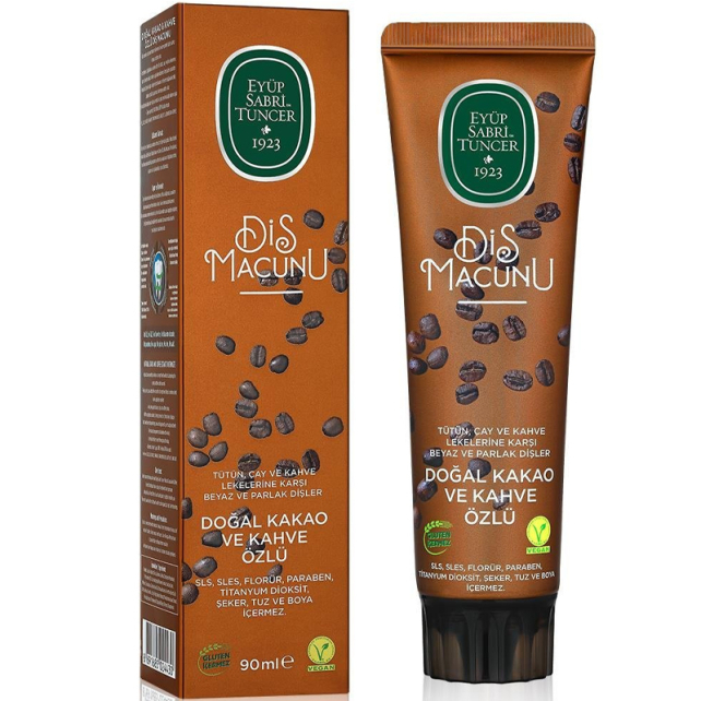 Eyüp Sabri Tuncer Diş Macunu - Doğal Kakao ve Kahve Özlü 90ml - 1