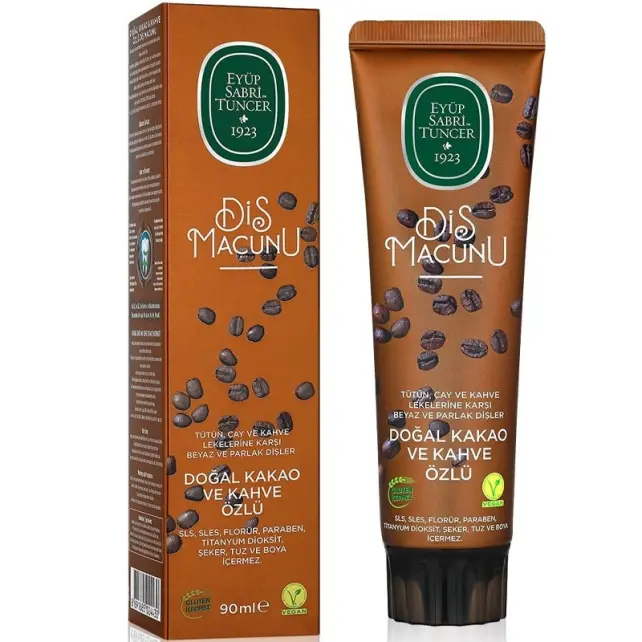 Eyüp Sabri Tuncer Diş Macunu - Doğal Kakao ve Kahve Özlü 90ml - 1