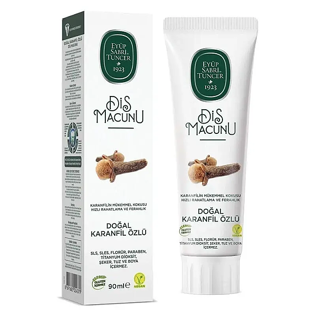 Eyüp Sabri Tuncer Diş Macunu - Doğal Karanfil Özlü 90ml - 1