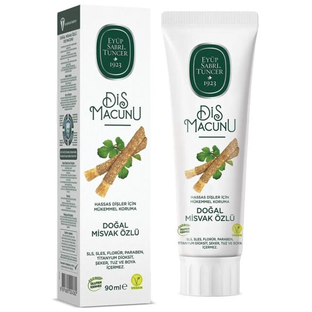 Eyüp Sabri Tuncer Diş Macunu - Doğal Misvak Özlü 90ml - 1