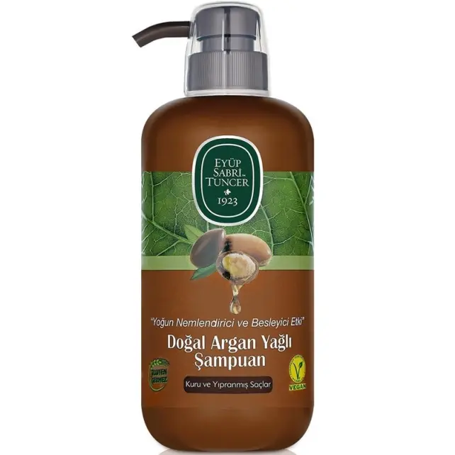 Eyüp Sabri Tuncer Doğal Argan Yağlı Şampuan 600ml - 1