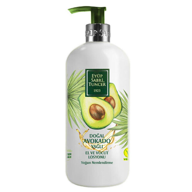 Eyüp Sabri Tuncer Doğal Avokado Yağlı El ve Vücut Losyonu 500ml Eyüp Sabri Tuncer Doğal Avokado Yağlı El ve Vücut Losyonu 500ml