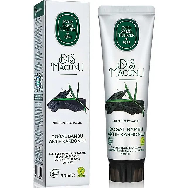 Eyüp Sabri Tuncer Doğal Bambu Aktif Karbonlu Diş Macunu 90ml