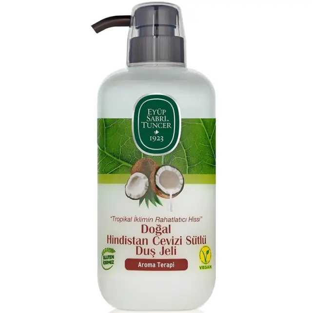 Eyüp Sabri Tuncer Doğal Hindistan Cevizi Sütlü Duş Jeli 600ml - 1