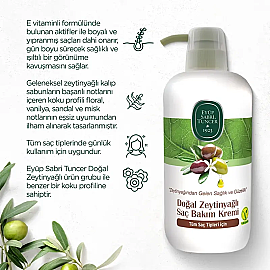 Eyüp Sabri Tuncer Doğal Zeytinyağlı Saç Kremi 600ml - 3