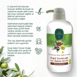 Eyüp Sabri Tuncer Doğal Zeytinyağlı Saç Kremi 600ml - 3