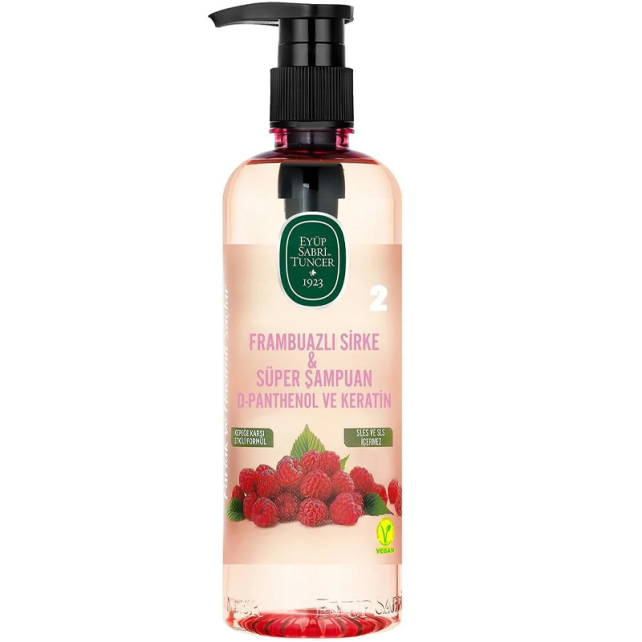 Eyüp Sabri Tuncer Frambuazlı Sirke & Süper Şampuan 500ml - 1