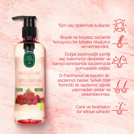 Eyüp Sabri Tuncer Frambuazlı Sirke & Süper Şampuan 500ml - 3