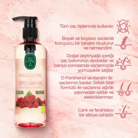 Eyüp Sabri Tuncer Frambuazlı Sirke & Süper Şampuan 500ml - 3