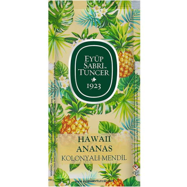 Eyüp Sabri Tuncer Hawai Ananas Kolonyalı Mendil 150 Adet - 1