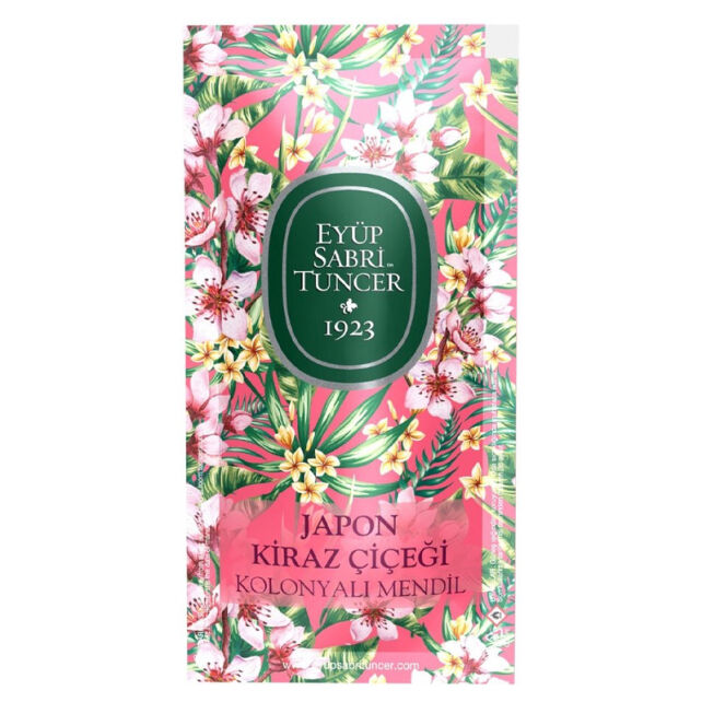 Eyüp Sabri Tuncer Japon Kiraz Çiçeği Kolonyalı Mendil 150 Adet - 1