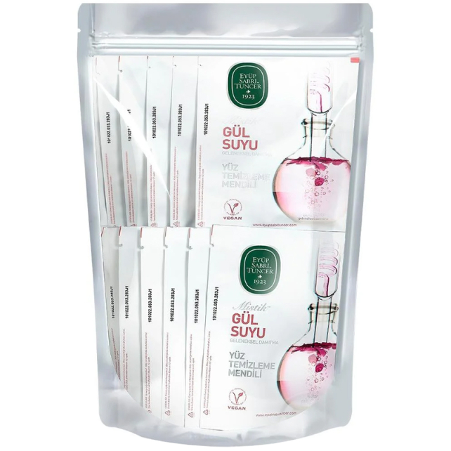 Eyüp Sabri Tuncer Mistik Gül Suyu - Yüz Temizleme Mendili 30 Adet - 1